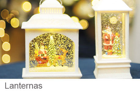 lanternas decorativas de natal