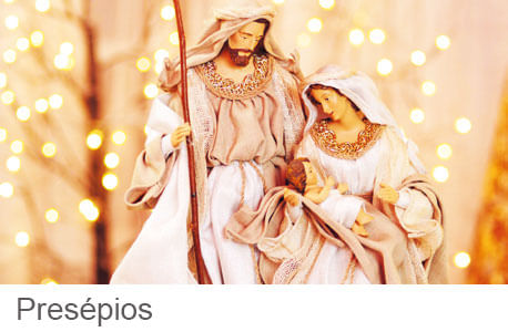 Presépio e Sagrada Família de Natal